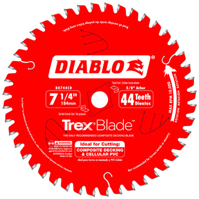 Hardware store usa |  7-1/4x44Comp Deck Blade | D0744CD | FREUD