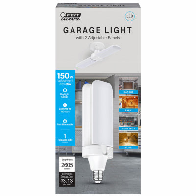 Hardware store usa |  26W Frost Garage Light | ADJ2600/5K/LED | FEIT ELECTRIC