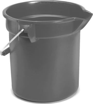 Hardware store usa |  10QT GRY RND Bucket | FG296300GRAY | NEWELL BRANDS DISTRIBUTION LLC