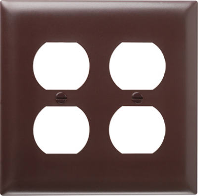 Hardware store usa |  BRN 2G 2DPLX Wall Plate | SP82U | PASS & SEYMOUR