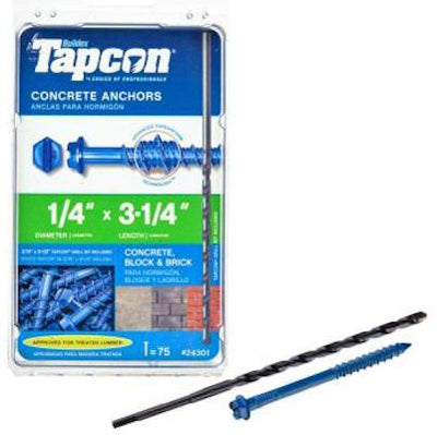 Hardware store usa |  75PK 1/4x3.25 Anchor | 24301 | ITW BRANDS