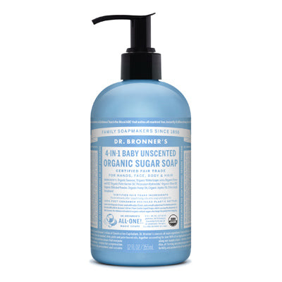 Hardware store usa |  12OZ Unscent Sugar Soap | SD0504 | DR. BRONNER'S