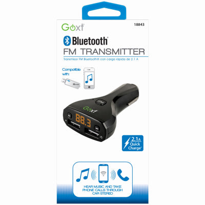 Hardware store usa |  BLUtooth/FM Transmitter | 18843 | CUSTOM ACCESSORIES