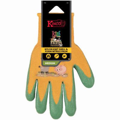 Hardware store usa |  MED Kids Poly Glove | 1785W-KM | KINCO INTERNATIONAL