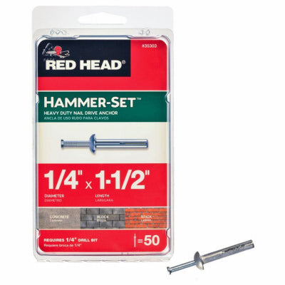 Hardware store usa |  50PK 1/4x1-1/2 Anchor | 35303 | ITW BRANDS