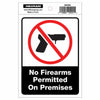 Hardware Store USA | 4x6 No Firearms Sign