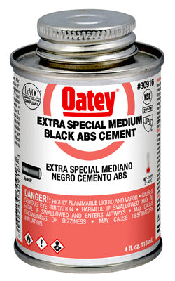 Hardware store usa |  4OZ BLK MED ABS Cement | 30916 | OATEY COMPANY