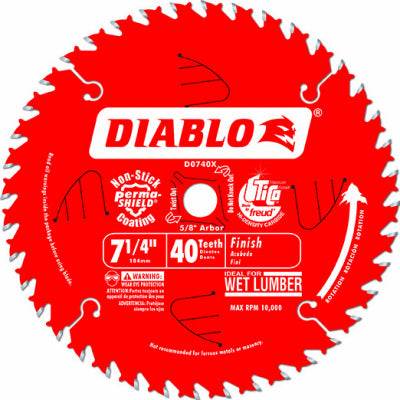 Hardware store usa |  7-1/4x40T Diablo Blade | D0740X | FREUD
