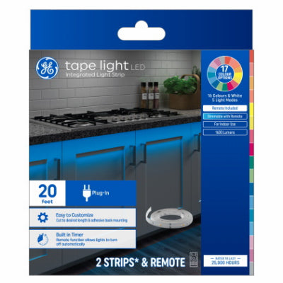 Hardware Store USA | GE 2PK 20' LED Strip