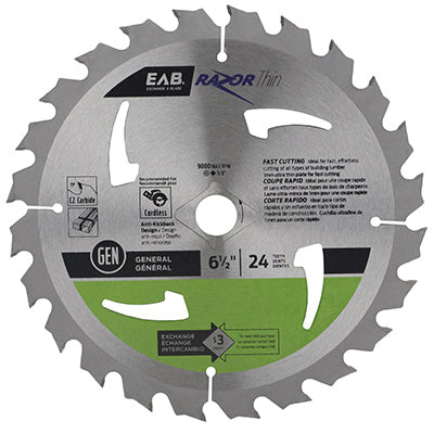 Hardware Store USA | 6-1/2x24T Circ Blade | Pack Of 5