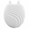 Hardware Store USA | WHT RND WD Toilet Seat