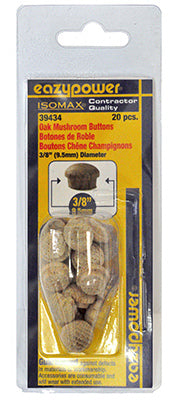 Hardware Store USA | 20PK 3/8 Oak Mushr Plug