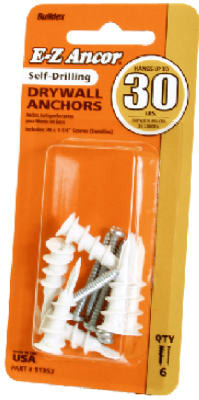 Hardware store usa |  6PK #30 Dry Anchor | 11353 | ITW BRANDS