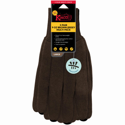 Hardware Store USA | 3PK LG Men HVY Glove