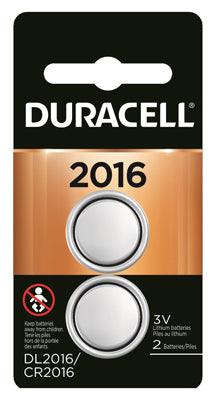 Hardware store usa |  DURA2PK 3V 2016 Battery | 66385 | DURACELL DISTRIBUTING NC
