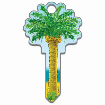 Hardware store usa |  KW1 Palm Tree Key Blank | B112K | LUCKY LINE