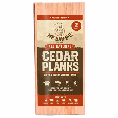 Hardware store usa |  2PK Cedar Plank | 05020ZGD | MR BAR B Q PRODUCTS LLC