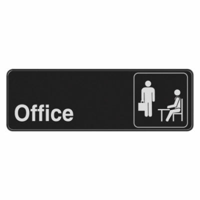 Hardware Store USA | 3x9 BLK Office Sign