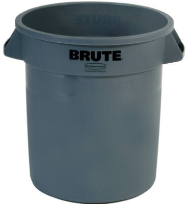 Hardware Store USA | 10GAL GRY Trash Can