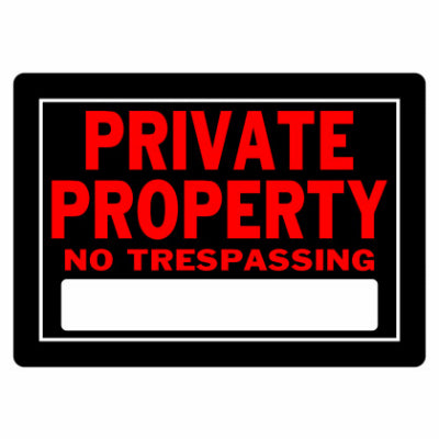 Hardware Store USA | 10x14 PrivProp Sign BLK