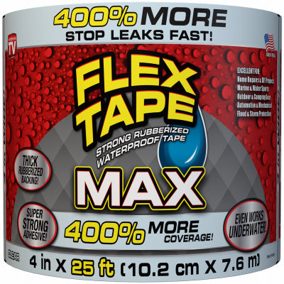 Hardware store usa |  4x25 CLR Flex Tape Max | TFSMAXCLR04 | SWIFT RESPONSE LLC
