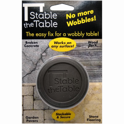 Hardware store usa |  4PK GRY RND StableTable | 110-00-01-04 | STABLE THE TABLE, LLC