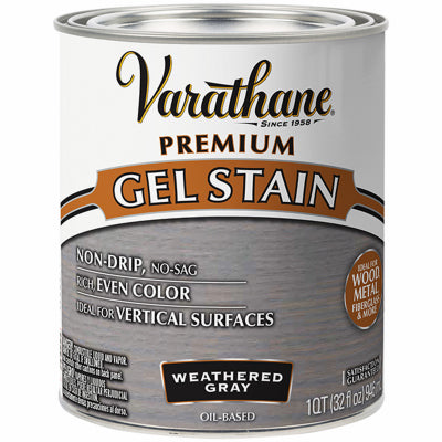 Hardware store usa |  QT WTHR GRY Gel Stain | 358175 | RUST-OLEUM