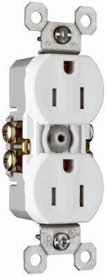 Hardware Store USA | 10PK15A WHT DPLX Outlet