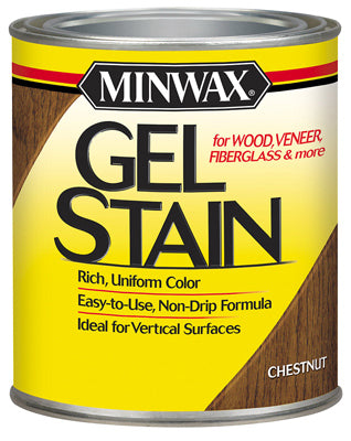 Hardware store usa |  QT Chestnut Gel Stain | 66010 | MINWAX COMPANY, THE
