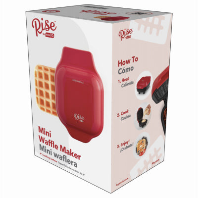 Hardware store usa |  RED Mini Waffle Maker | RMW001GBRR06 | STOREBOUND LLC