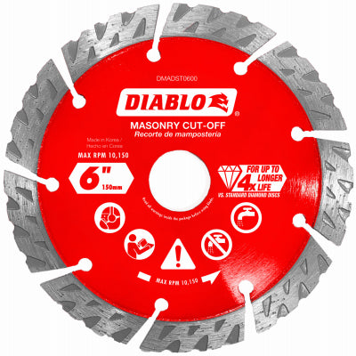 Hardware Store USA | 6'' Dia Seg Turbo Blade