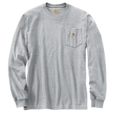Hardware store usa |  XLTall GRY LS Pock Tee | K126-HGY-XLG-TLL | CARHARTT INC