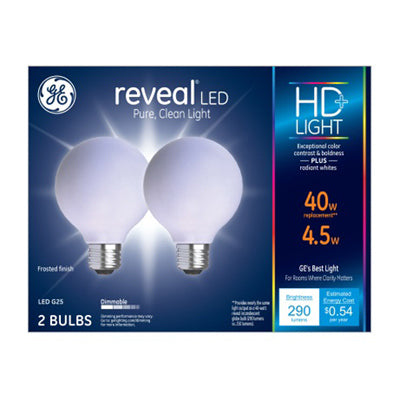 Hardware Store USA | GE2PK 4.5W WHT G25 Bulb