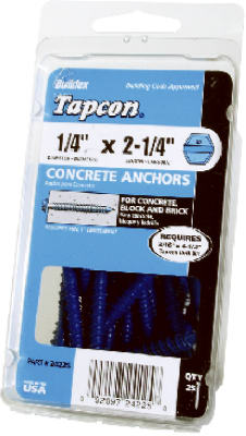Hardware store usa |  25PK1/4x2-3/4Con Anchor | 24230 | ITW BRANDS