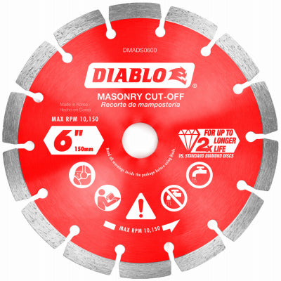 Hardware Store USA | 6'' Dia Seg Blade