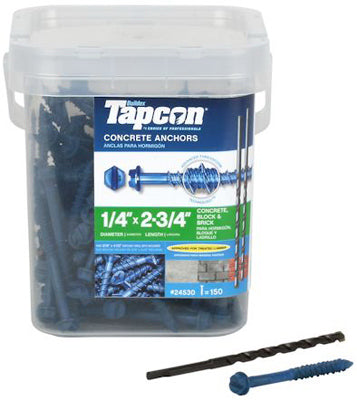 Hardware Store USA | 150PK 1/4x2.75 Anchor