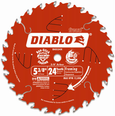 Hardware Store USA | 5-3/8x24TCRDLS SawBlade