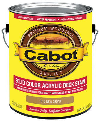 Hardware store usa |  GAL Cedar Deck Stain | 1816-07 | CABOT/VALSPAR CORP