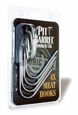 Hardware store usa |  PBC 4PC SS Meat Hook | AC1006F | PIT BARREL COOKER CO