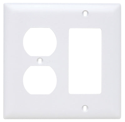 Hardware Store USA | WHT 2G Decor/DPLX Plate