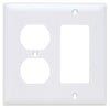 Hardware Store USA | WHT 2G Decor/DPLX Plate