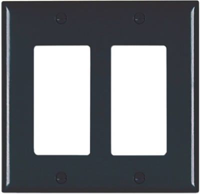 Hardware store usa |  2G 2Deco BLK Wall Plate | TP262BKCC12 | PASS & SEYMOUR