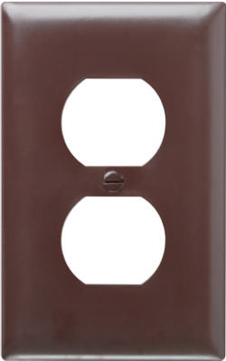 Hardware Store USA | BRN 1G 1DPLX Wall Plate