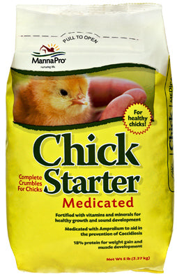 Hardware store usa |  5LB Chick Start Feed | 1000197 | MANNA PRO CORP