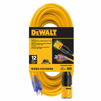 Hardware store usa |  50' 12/3 Lock Ext Cord | DXEC14412050 | CENTURY WIRE & CABLE